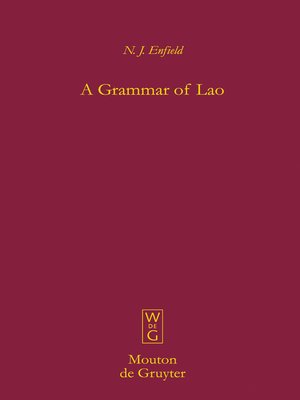 cover image of A Grammar of Lao
